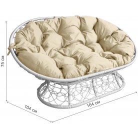 Диван из ротанга Мамасан