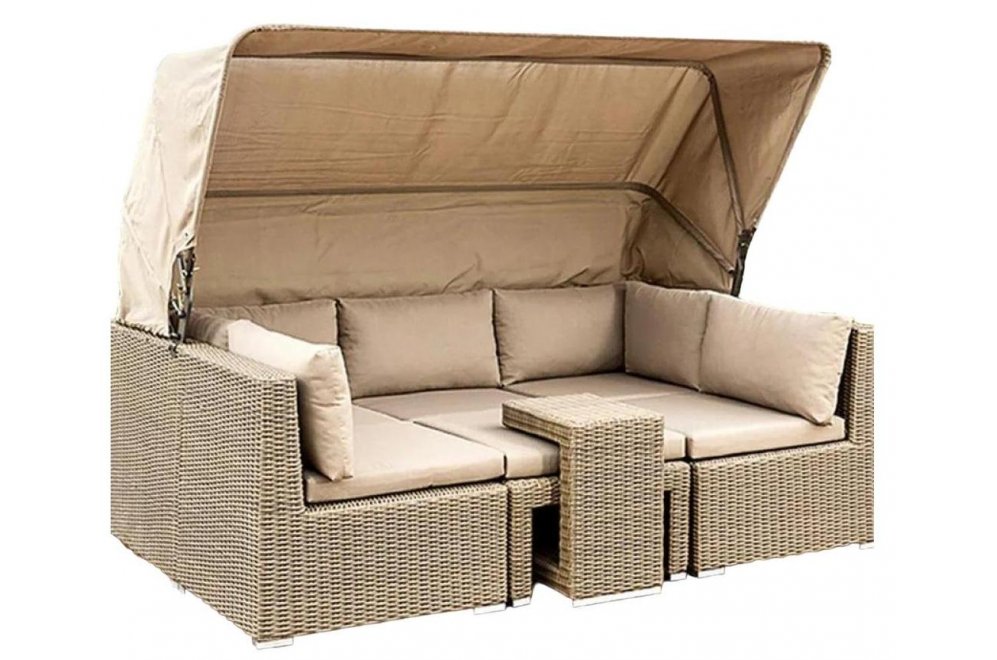 Диван из ротанга AFM-320 бежевый
