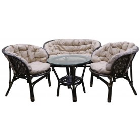 Комплект для отдыха из ротанга Багамы Премиум BS001/1-МТ002