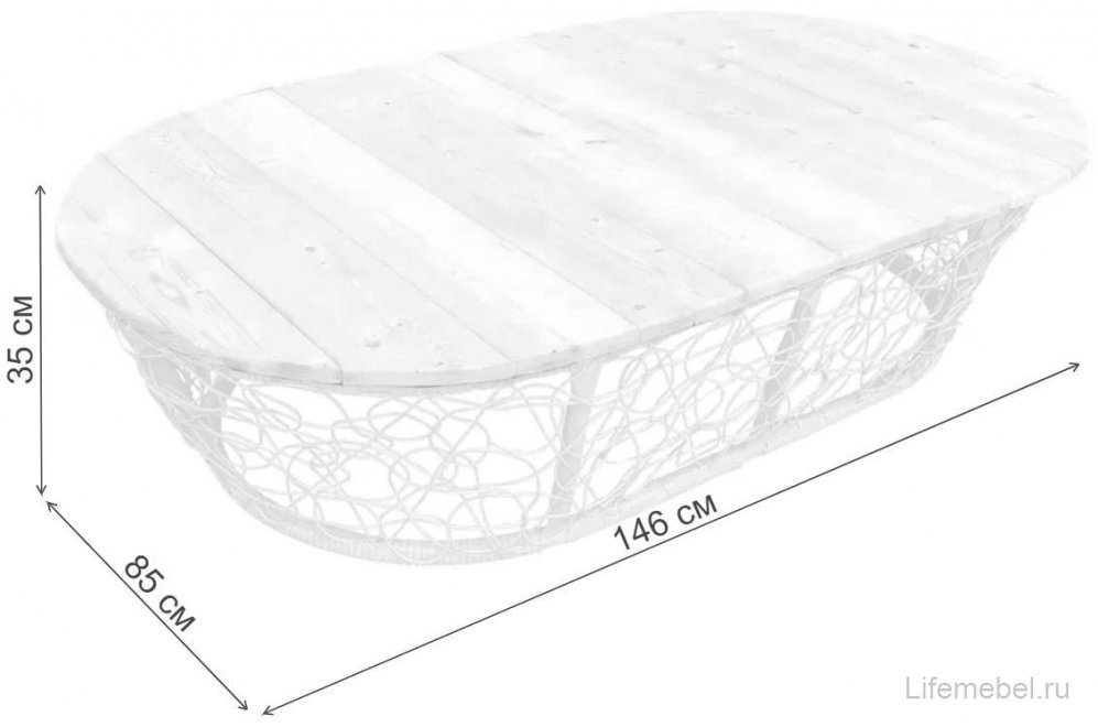Комплект для отдыха из ротанга Мамасан Папасан чёрный / красная подушка