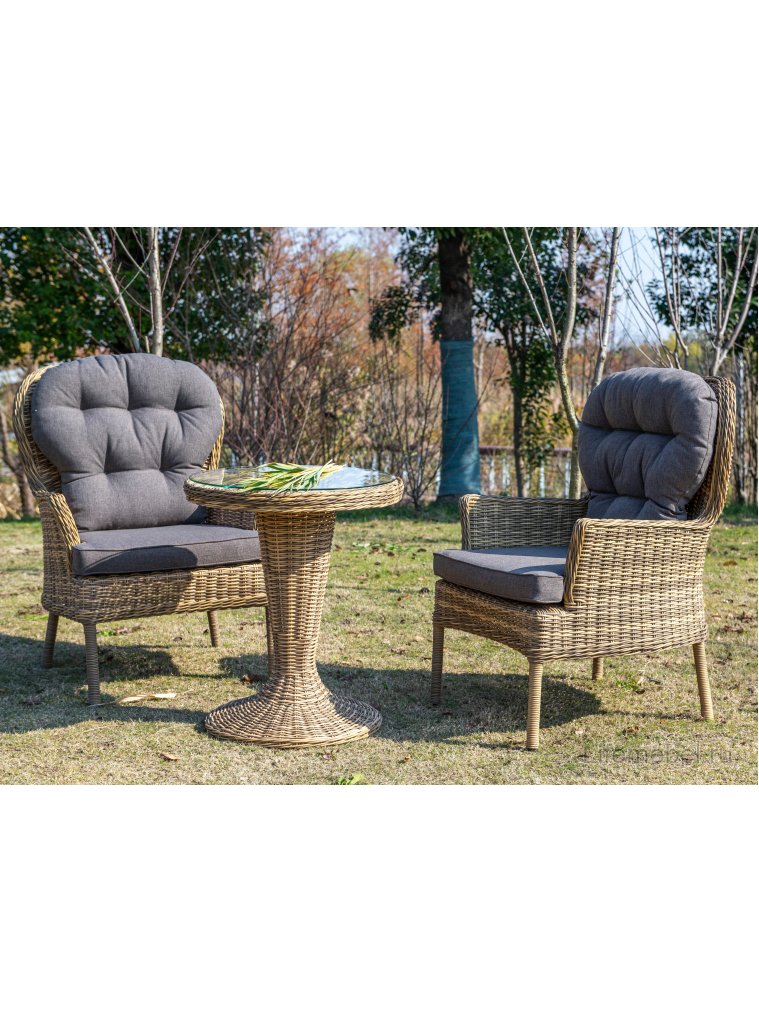 Кресло из ротанга Чейз соломенный