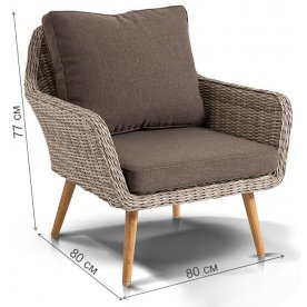Кресло из ротанга Энви