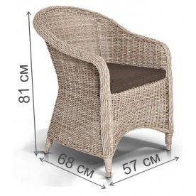 Кресло из ротанга Judith