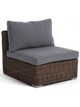 Кресло из ротанга Кайлаш коричневый