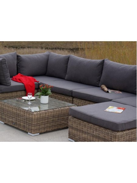 Кресло из ротанга Кайлаш коричневый