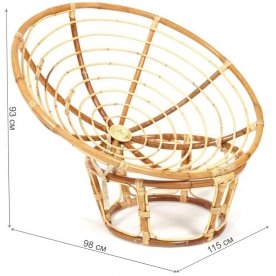 Кресло из ротанга Papasan eco skin