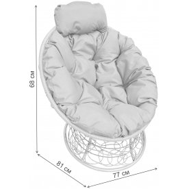 Кресло из ротанга Папасан мини