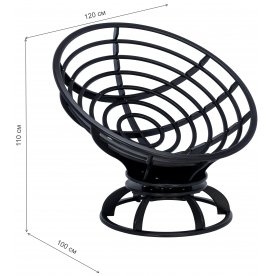 Кресло из ротанга Папасан