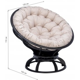 Кресло из ротанга Папасан