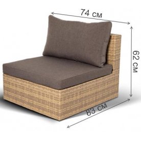 Кресло из ротанга Юми