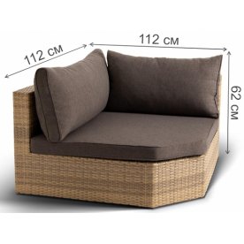 Кресло из ротанга Юми