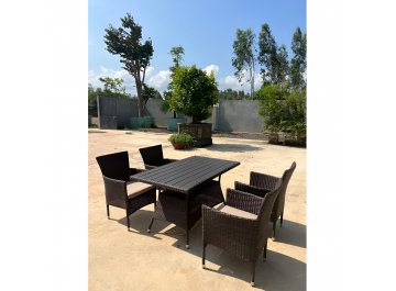 Обеденный комплект из ротанга AM-196B/T196