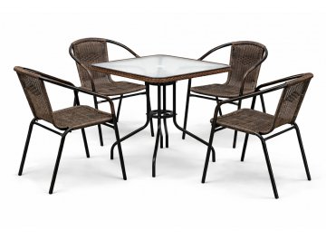 Обеденный комплект из ротанга Асоль