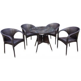 Обеденный комплект из ротанга Мартин