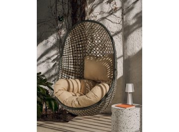 Подвесное кресло Cira из искусственного ротанга