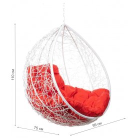 Подвесное кресло Tropica White BS