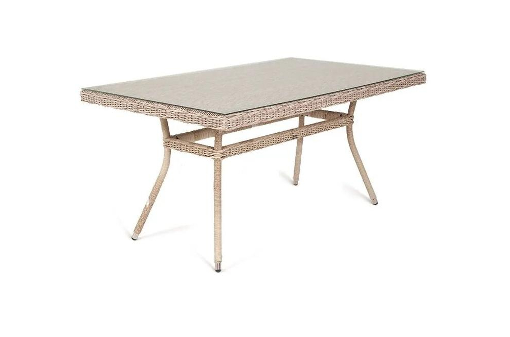 Стол из ротанга Латте бежевый