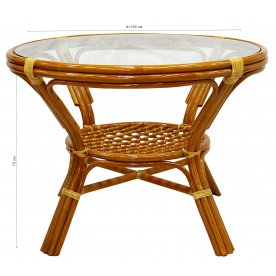 Стол обеденный 22/02 коньяк