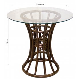 Стол обеденный Bistro-А браун