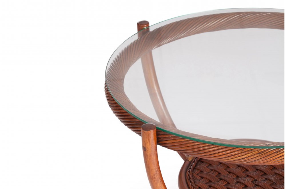 Столик кофейный Andrea pecan washed (античный орех)