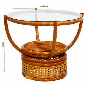 Столик журнальный Rainbow коньяк