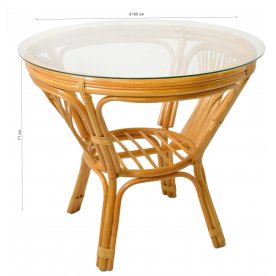 Столик журнальный Йенки-А коньяк