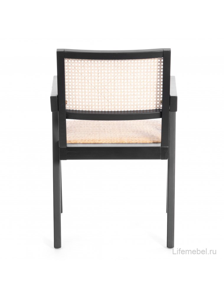Кресло из ротанга Loki черный