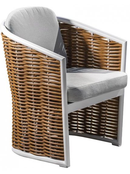 Кресло из ротанга Мэвис 39AR-KRES-403 BEL белое