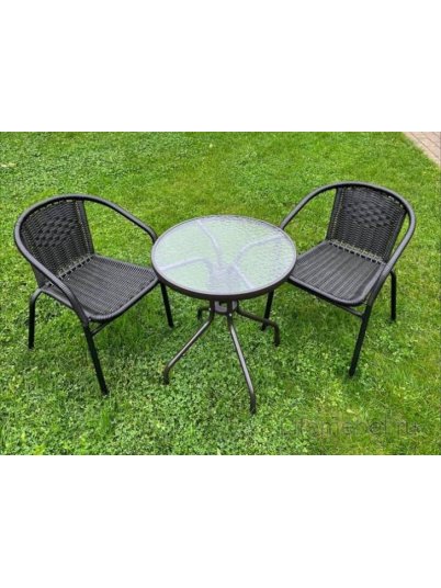 Кресло из ротанга Terszza dark brow