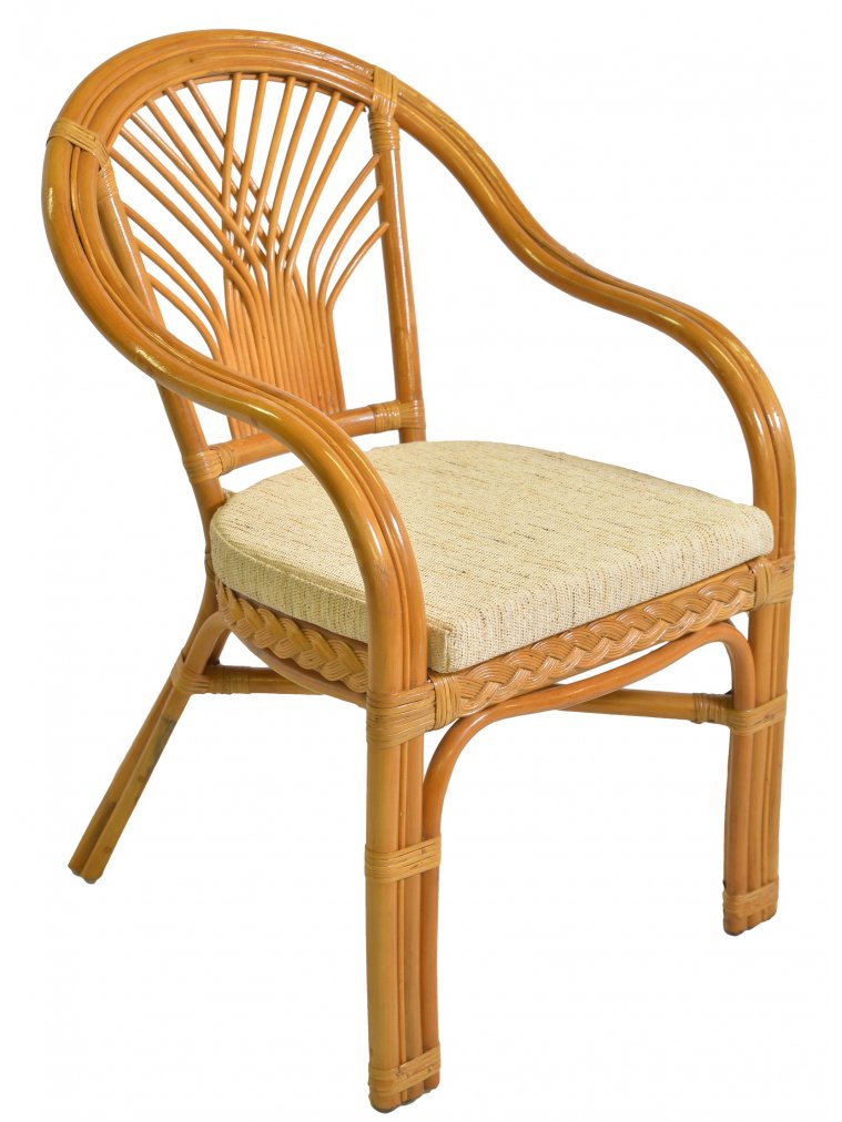 Кресло Йенки коньяк 