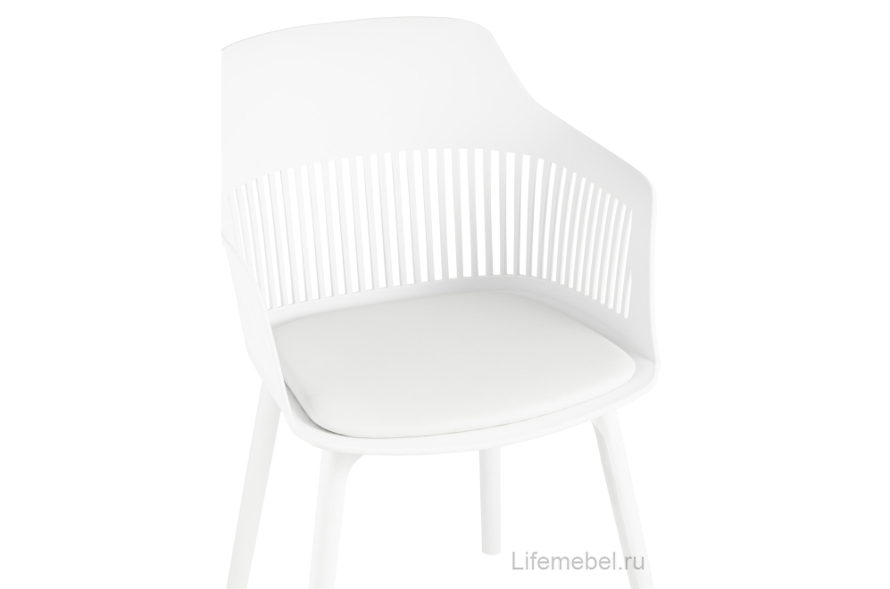 Пластиковое кресло Крокус белое