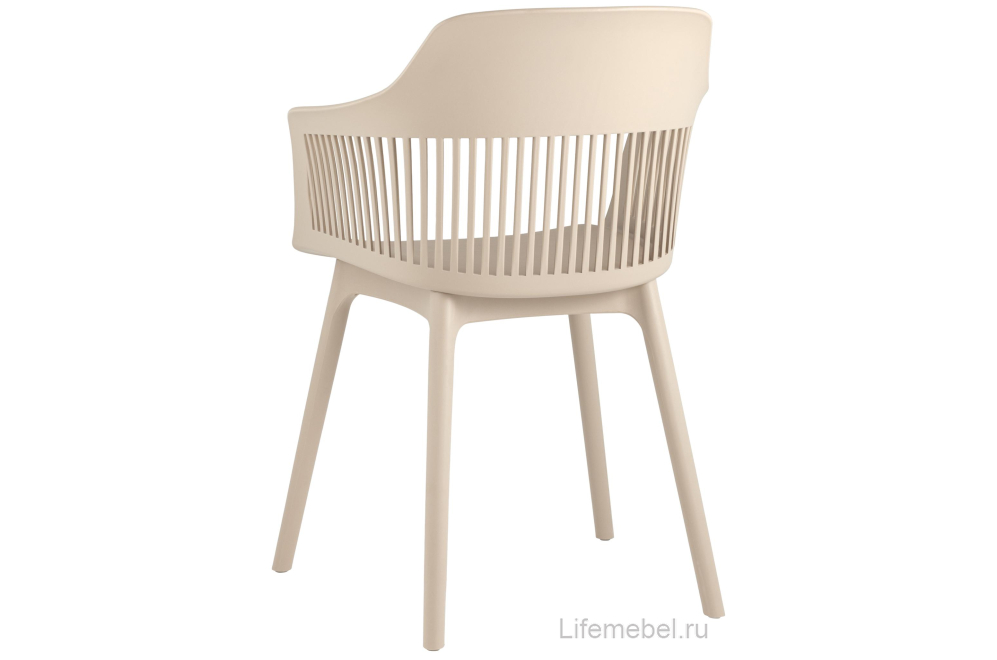 Пластиковое кресло Крокус бежевое