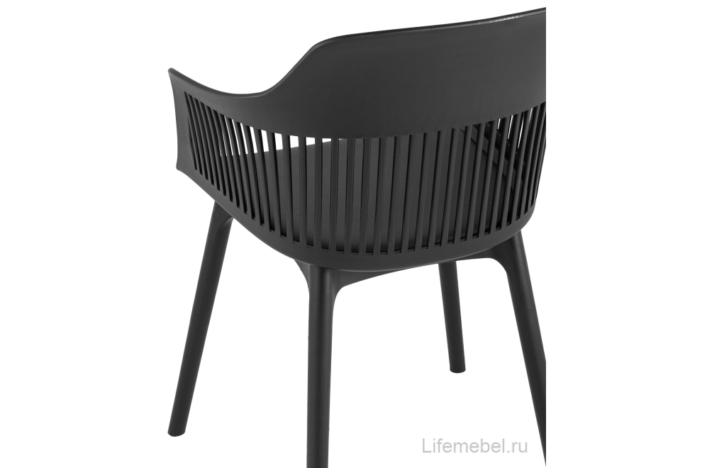 Пластиковое кресло Крокус черное