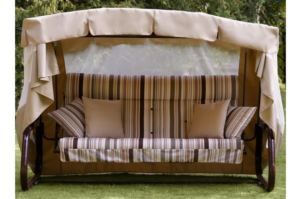 Качели садовые Александрия c1206 четырехместные