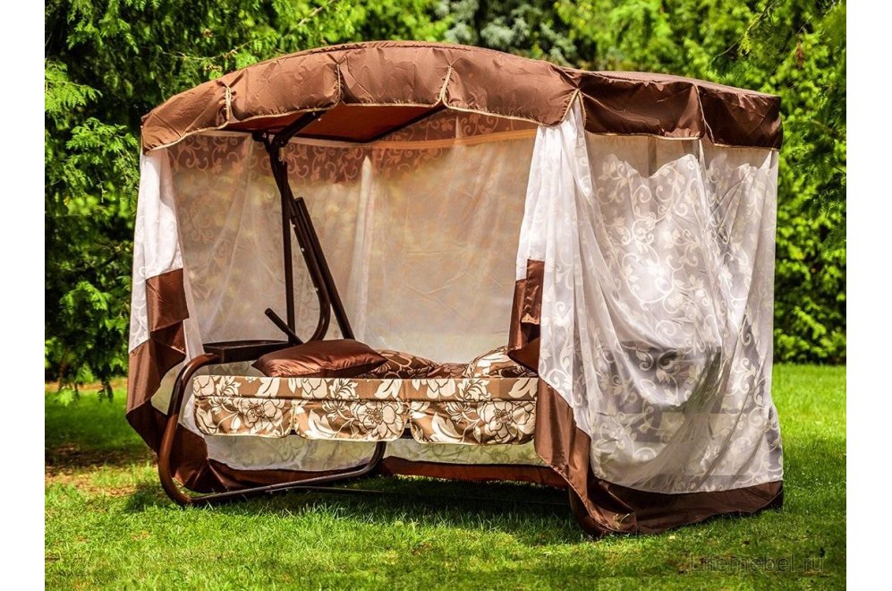 Качели садовые Азалия  трехместные