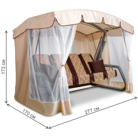 Качели садовые Эдем Премиум 76