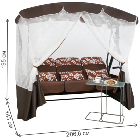 Качели садовые Элегант Премиум