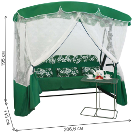 Качели садовые Элегант Премиум