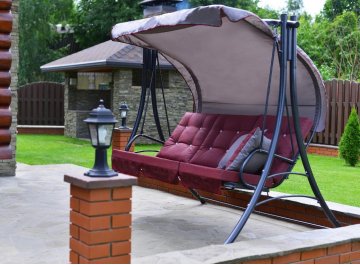Качели садовые Пагода с916