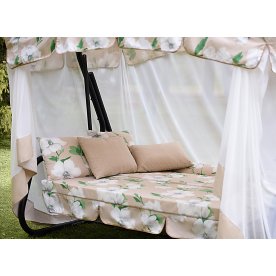 Качели садовые Турин Премиум flower с1203