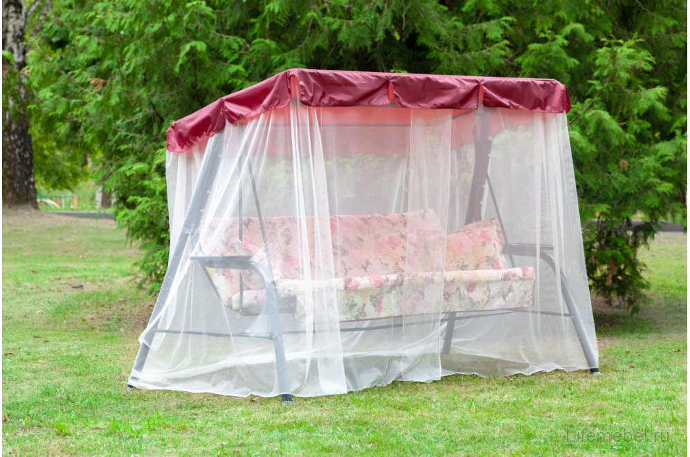 Качели садовые Варна тафтинг трехместные