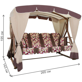 Качели садовые Элегант Люкс Плюс