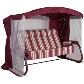 Садовые качели Skyway Премиум красные 322