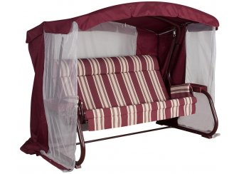 Садовые качели Skyway Премиум красные 322