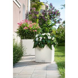 Кашпо Lechuza 15372 CUBE Cottage 30 Гранит