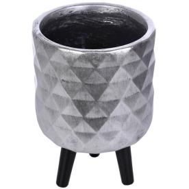 Кашпо Даймонд DMND-RND-24-SLV