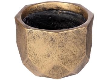 Кашпо Геометри Круглое DROUND30-GLD