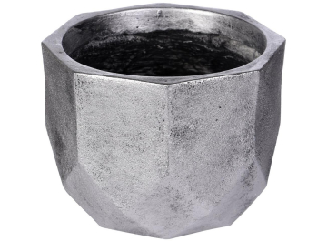 Кашпо Геометри Круглое DROUND30-SLV