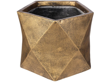 Кашпо Геометри Ромб DSQUARE25-GLD