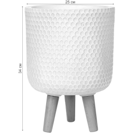 Кашпо Ханни Круглое HON-CLNDR-AW-25